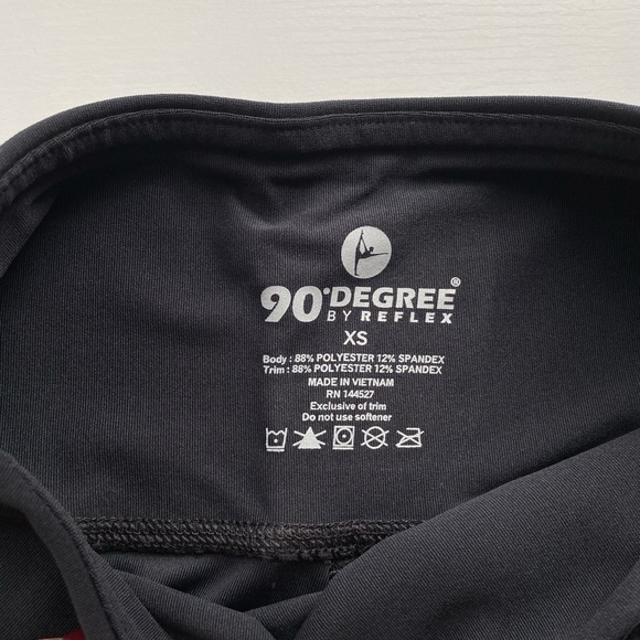 90 Degree by Reflex High Waist Colorblock Leggings - Picture 5 of 9